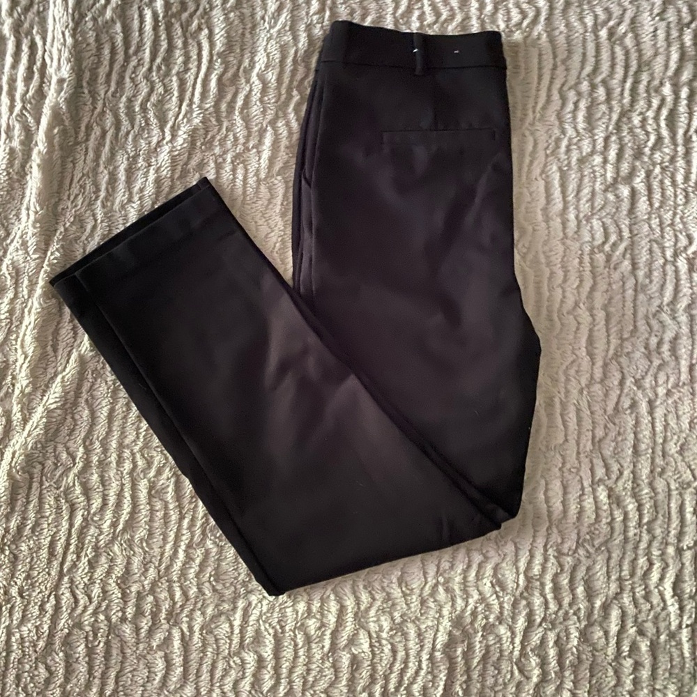 Classic Black Straight Leg Stretch Pants